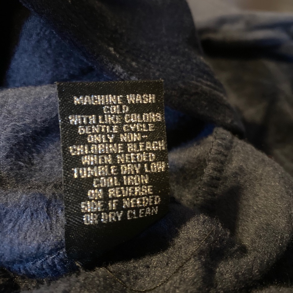 🔹Small Blue Lightweight Velvet Sweatshirt🔹 - Picture 7 of 7